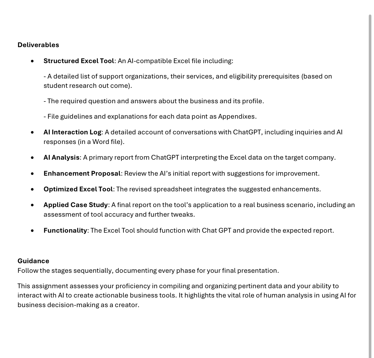  Assignment Title: Development of an Al-Enhanced Support Identification Tool for Canadian
