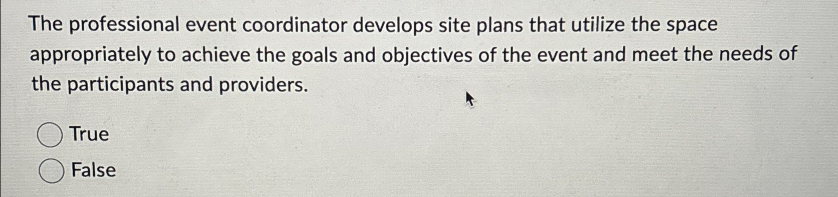  The professional event coordinator develops site plans that utilize the space