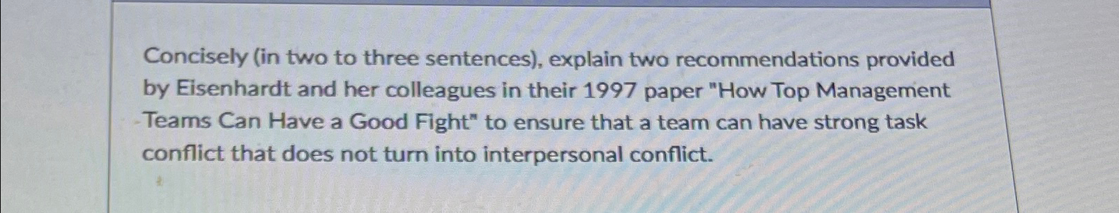  Concisely (in two to three sentences), explain two recommendations provided by