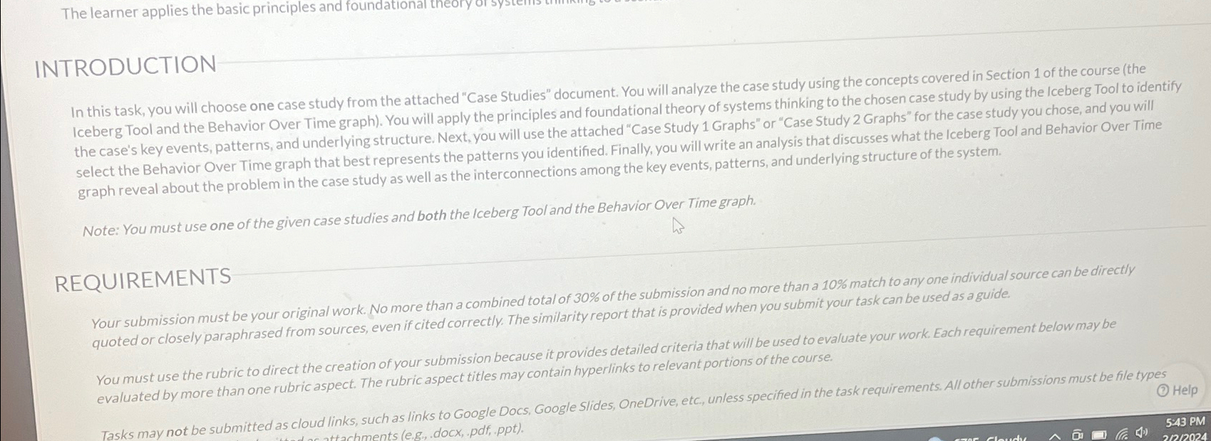  The learner applies the basic principles and foundational INTRODUCTION In this