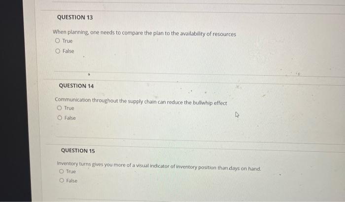 QUESTION 11 Furchased material is considered which type of inventory Hinished Goods