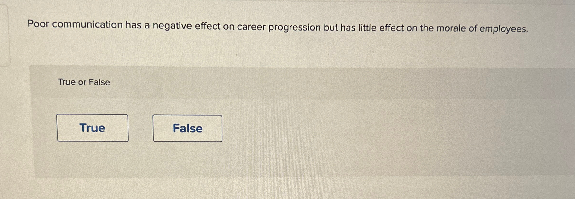  Poor communication has a negative effect on career progression but has