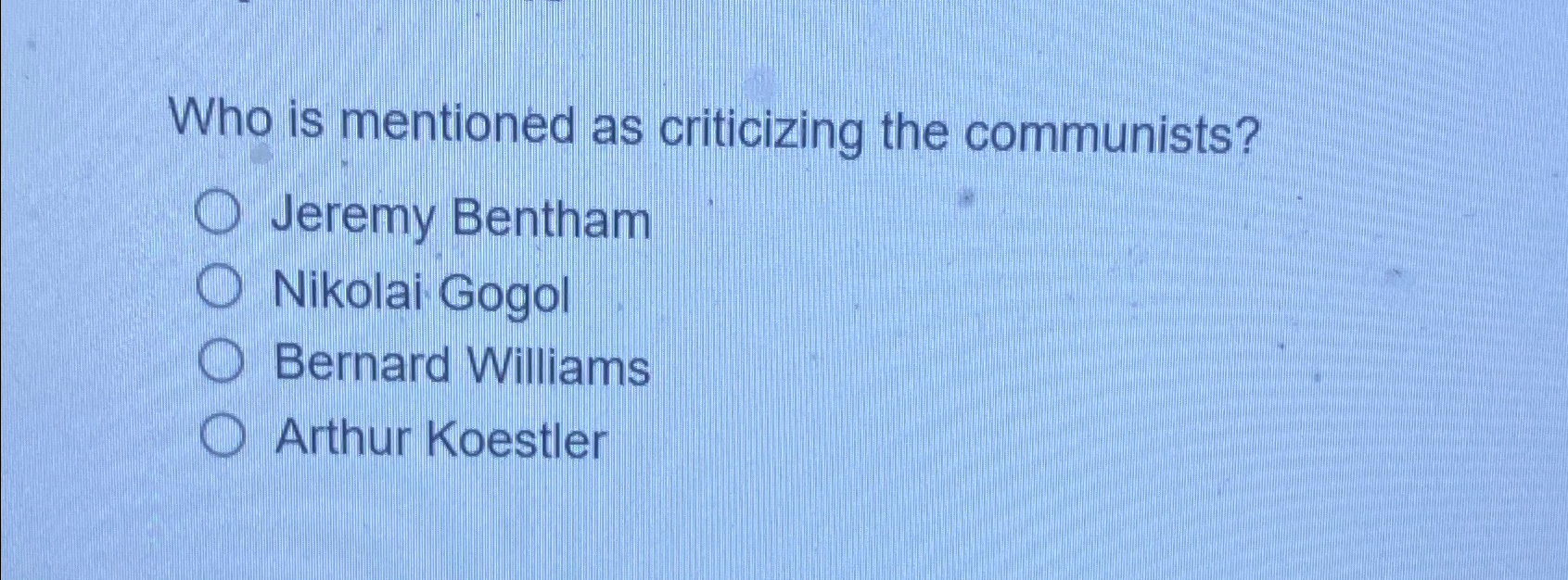  Who is mentioned as criticizing the communists? 