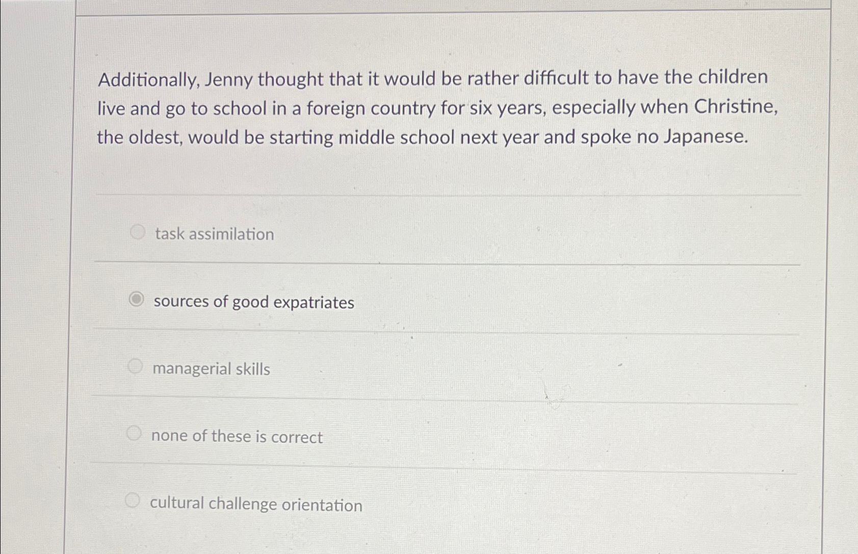  Additionally, Jenny thought that it would be rather difficult to have