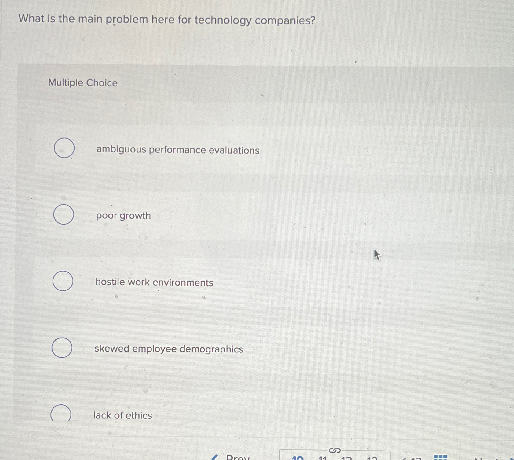  What is the main problem here for technology companies? Multiple Choice