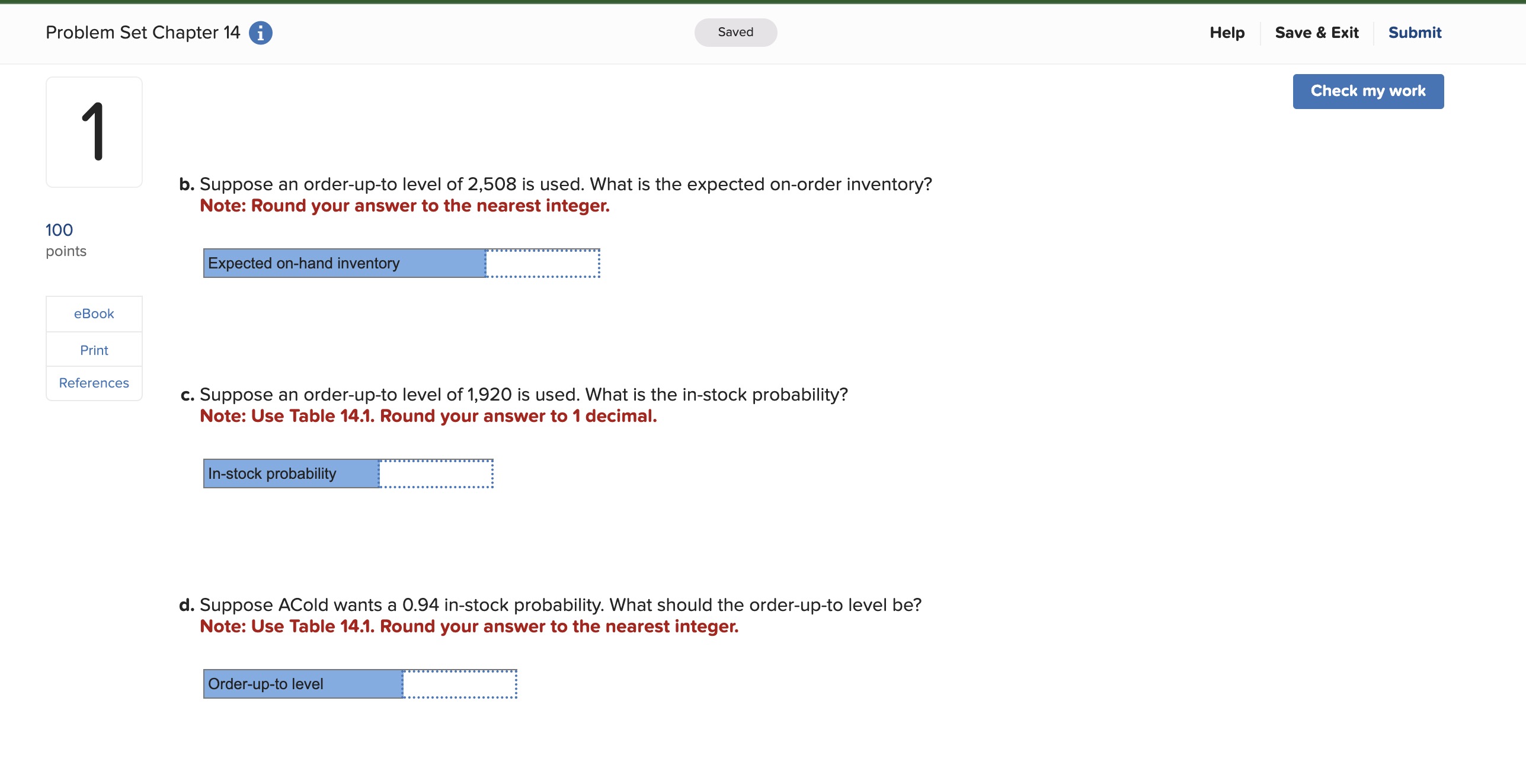  PA 14-5(Algo) A Cold Incorporated is a frozen food distributor with...