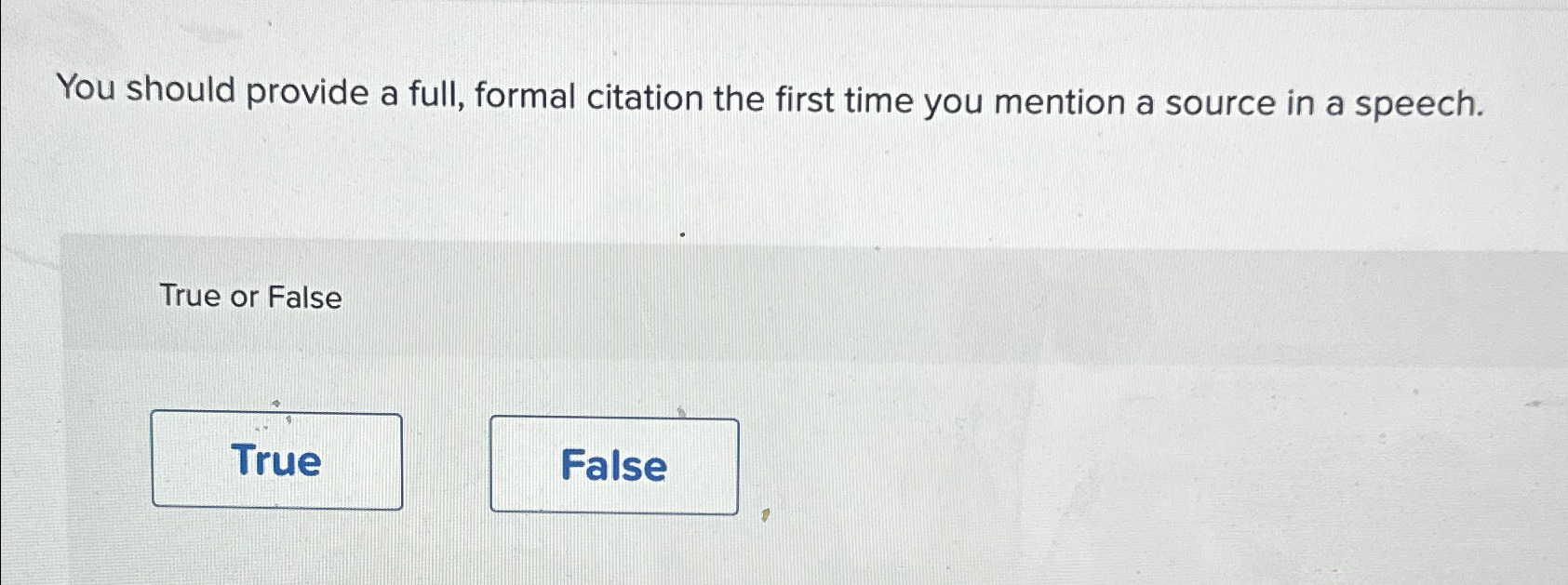  You should provide a full, formal citation the first time you