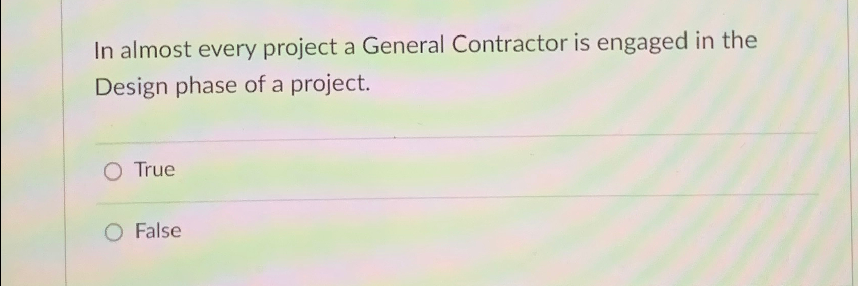  In almost every project a General Contractor is engaged in the
