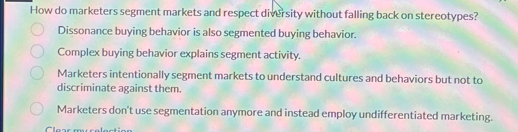  How do marketers segment markets and respect diversity without falling back