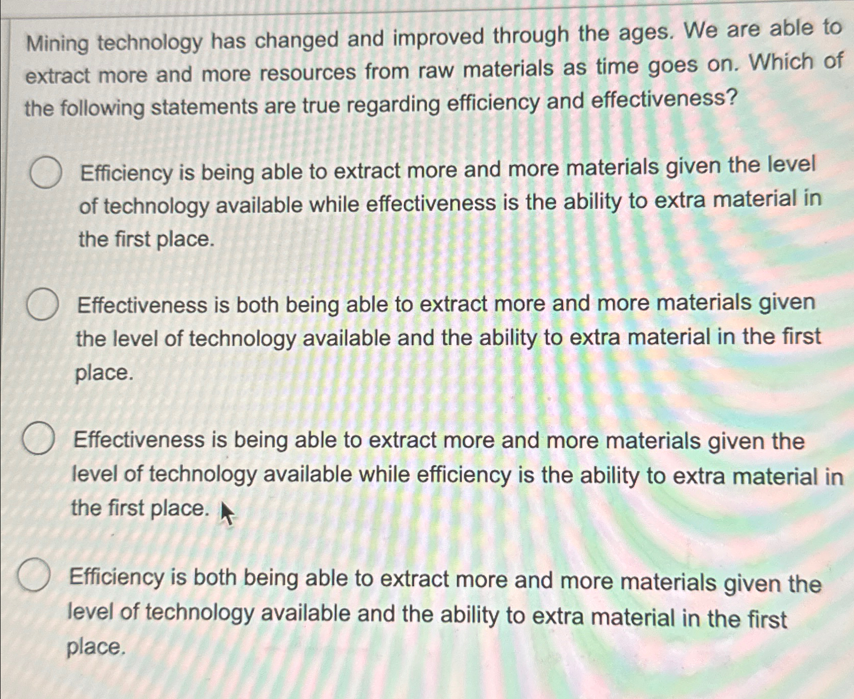  Mining technology has changed and improved through the ages. We are