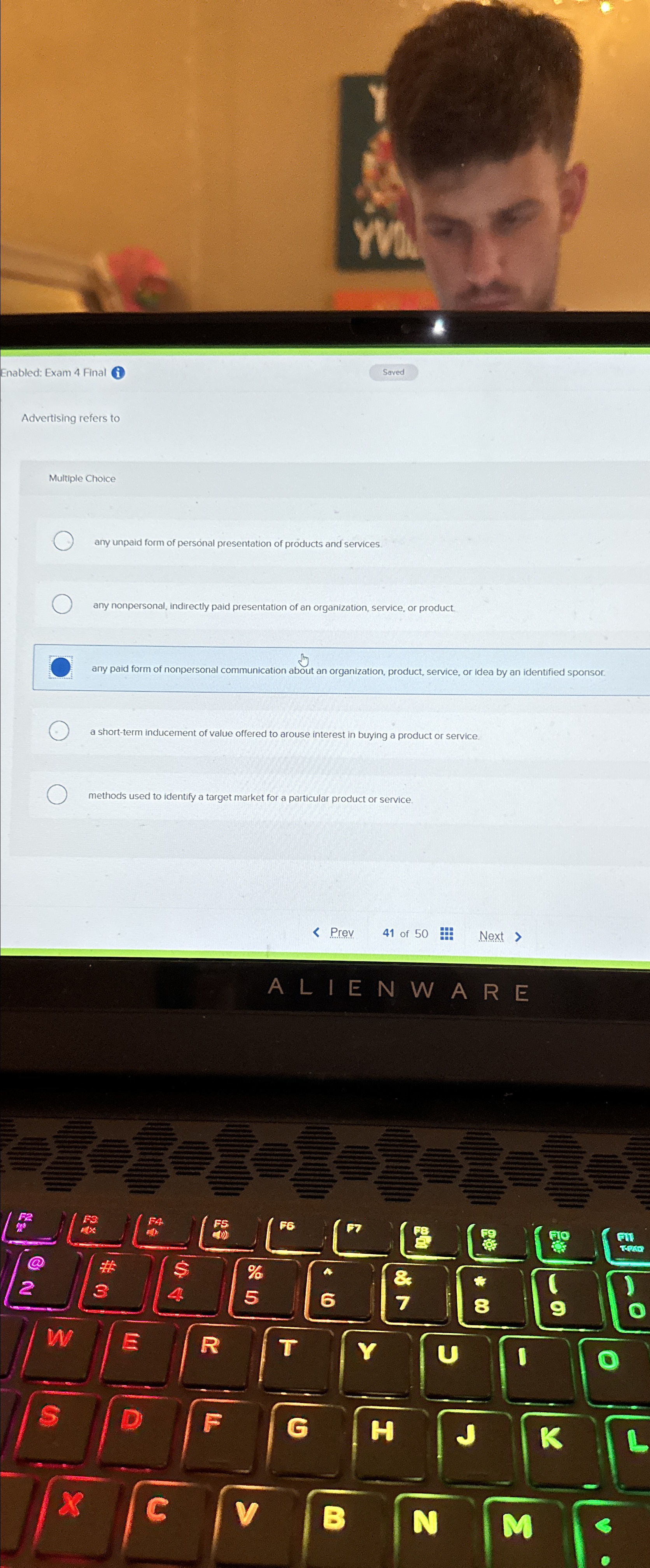  Advertising refers to 