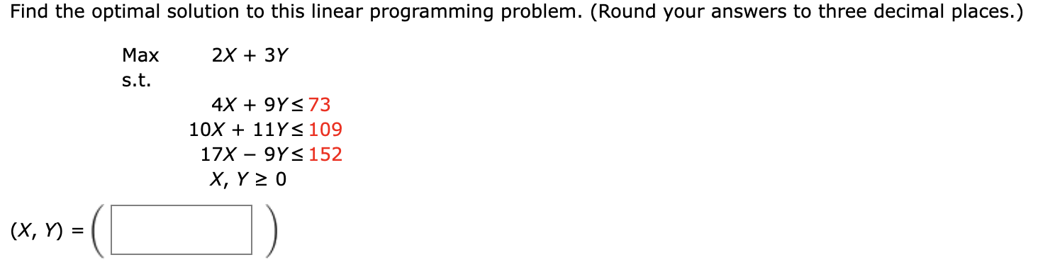 use solver Find the optimal solution to this linear programming problem. (Round