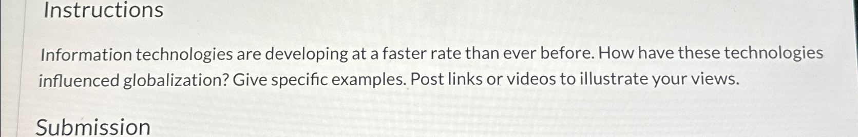  Information technologies are developing at a faster rate than ever before.