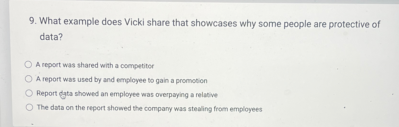  What example does Vicki share that showcases why some people are