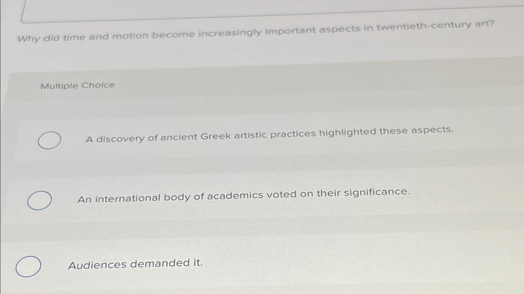  Why did time and motion become increasingly important aspects in twentieth-century