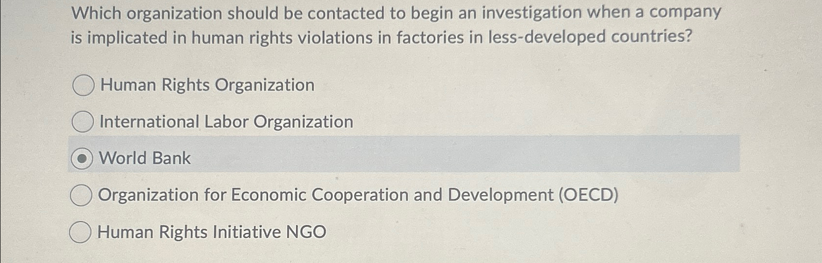  Which organization should be contacted to begin an investigation when a