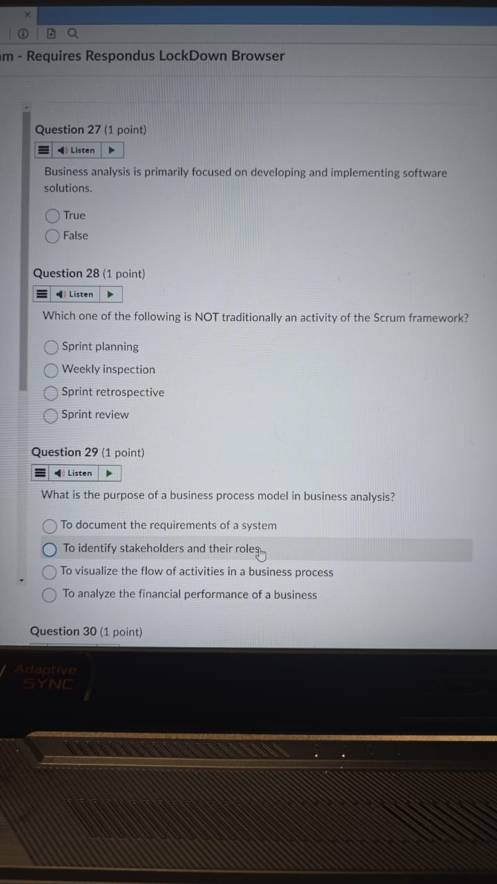  Question 34(1 point) The project scope ensures that the project is