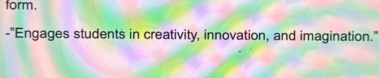  Explain why you think this is important for students "Engages students