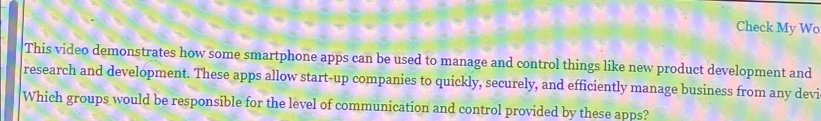  This video demonstrates how some smartphone apps can be used to