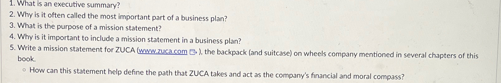  What is an executive summary? Why is it often called the