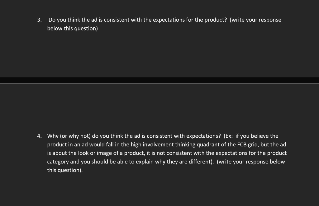 FCB grid. The idea behind the grid is to capture the different