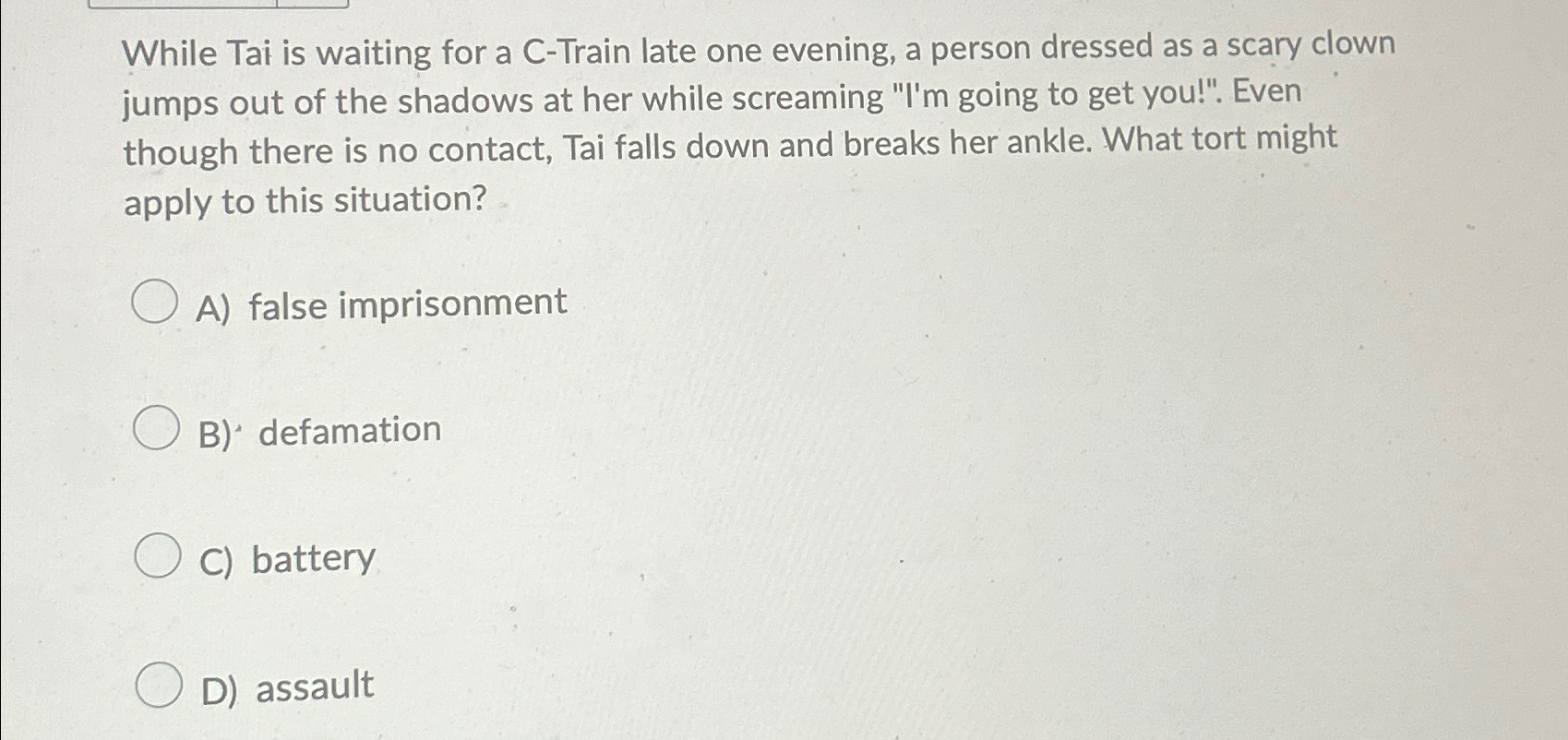  While Tai is waiting for a C-Train late one evening, a