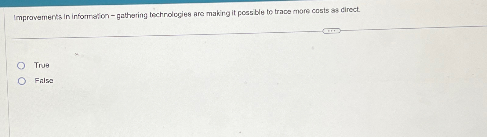  Improvements in information - gathering technologies are making it possible to