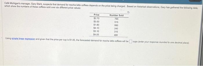 iesst-squares regression mechod, the equebion for forecanting in (cound your mosontes to