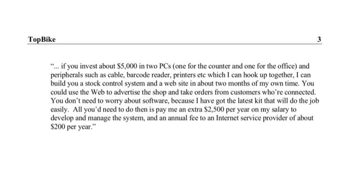 run a professional systems consultancy, he has taken the precaution of commissioning