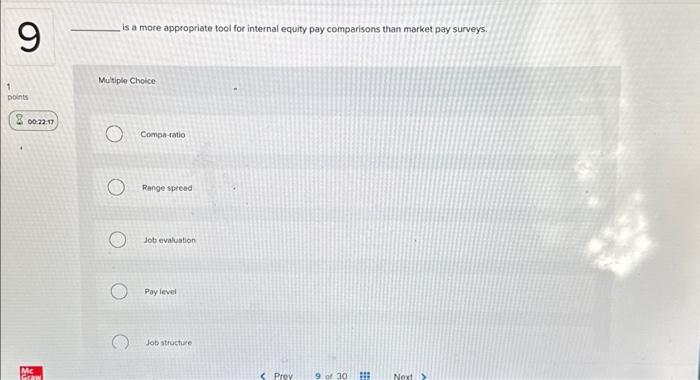  is a more appropriate tool for internal equity pay comparisons than