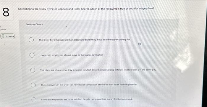  According to the study by Peter Cappeli and Peter Sherer, which