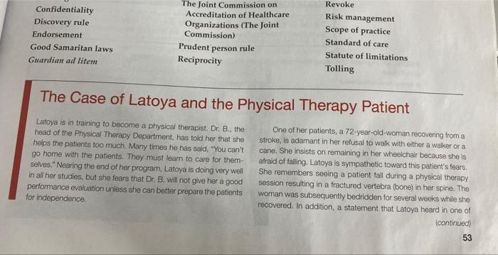 you feel the case study is related to whon answering the question