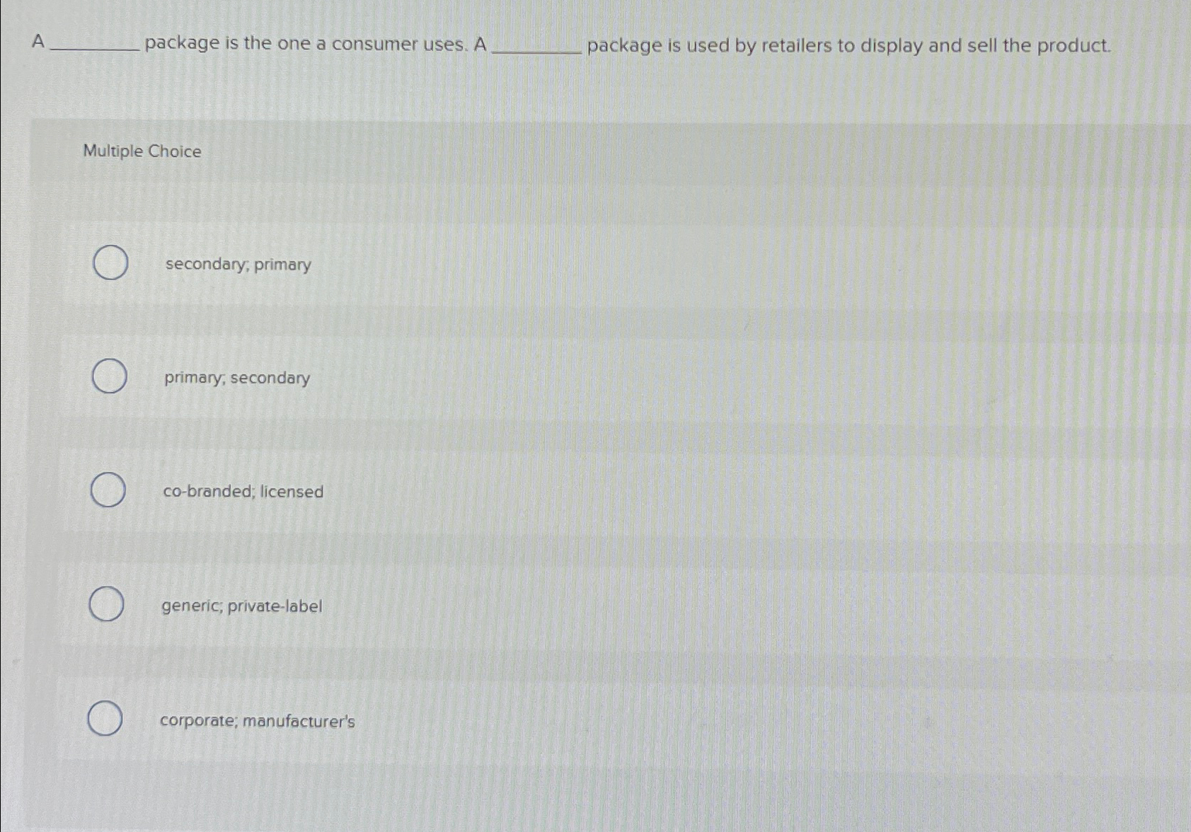  A package is the one a consumer uses. A Jackage is