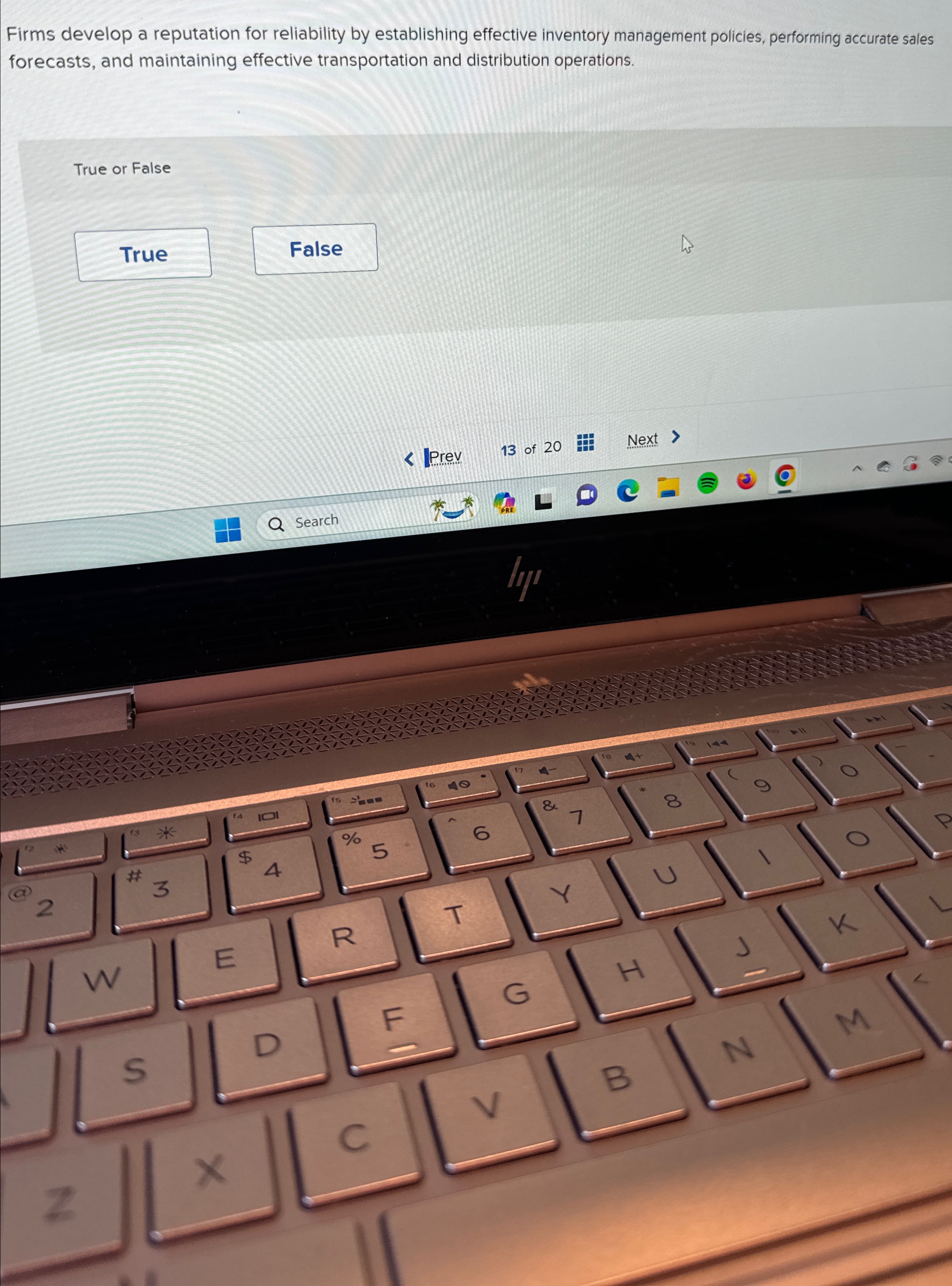  Firms develop a reputation for reliability by establishing effective inventory management