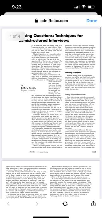 more traditional surveying techniques? including examples form reading b. what do you