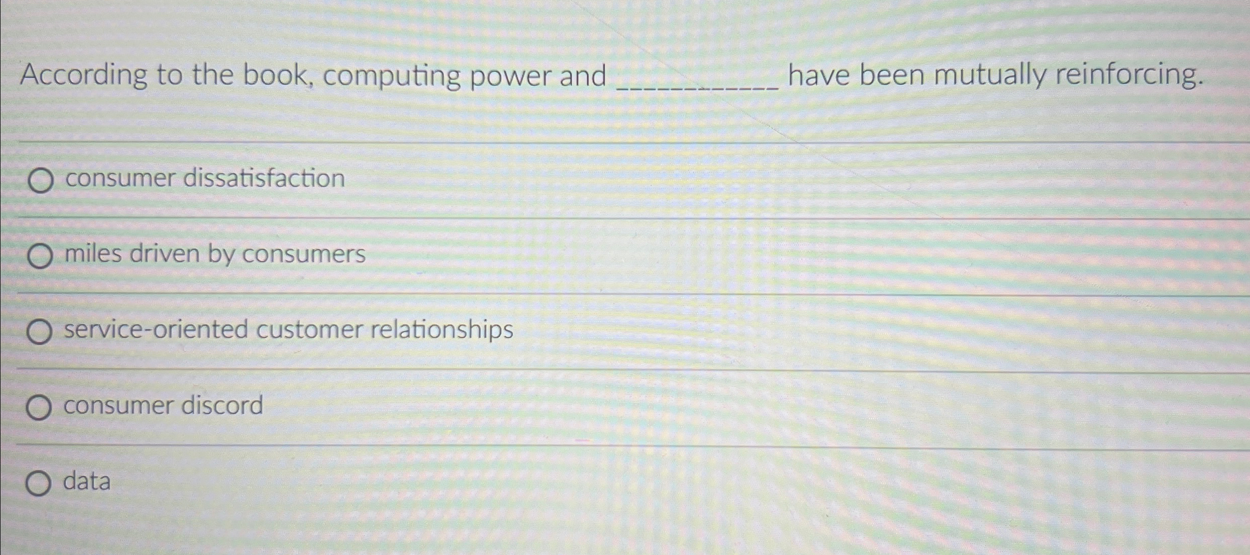  According to the book, computing power and have been mutually reinforcing.