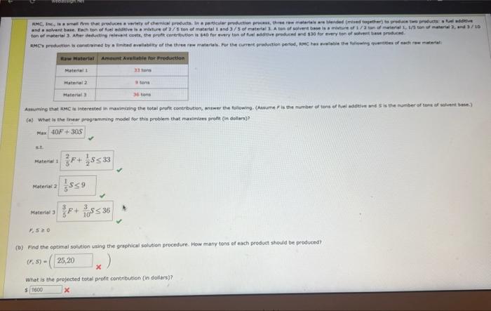  (e) Whet in the inew programming, model for this problem that