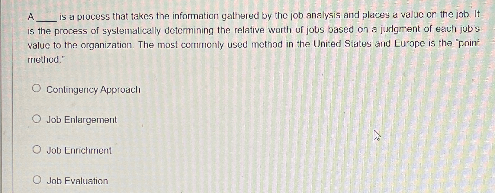  A is a process that takes the information gathered by the