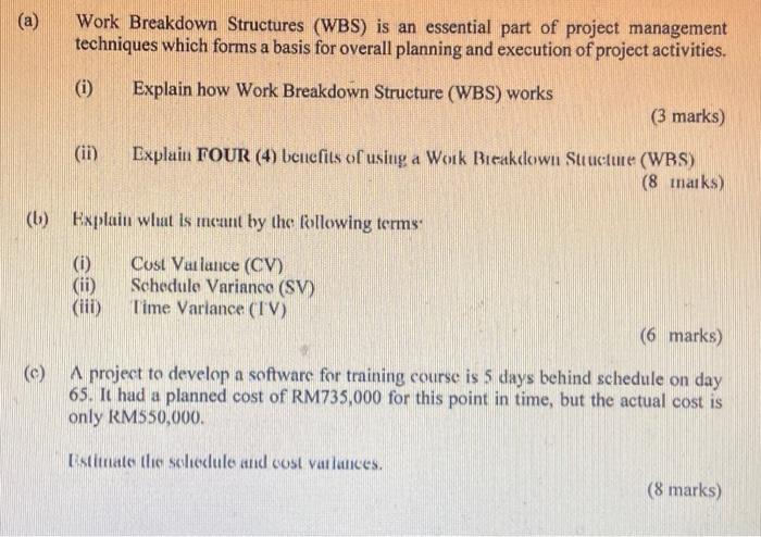  techniques which forms a basis for overall planning and execution of