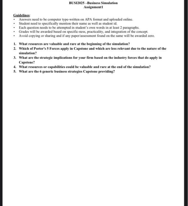 answer all the questions please as soon as possible Guidelines: - Answers