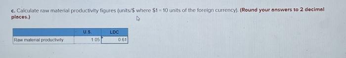 last expert was incorrect about part b and c. A U.S. manutacturing