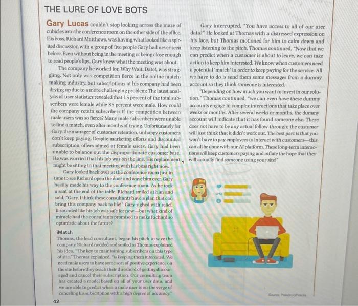  answer this question from the article above: While this scenario might