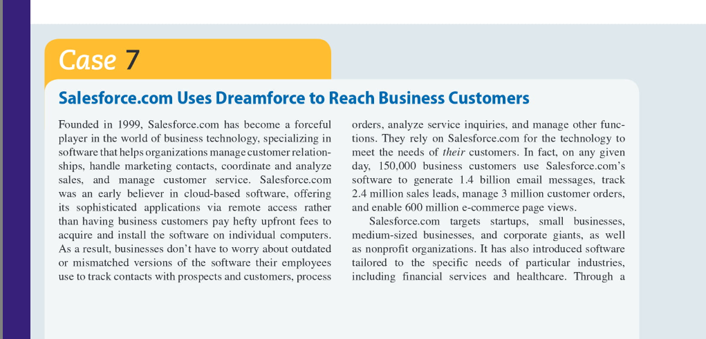 Please answer the following questions based on the case study, please