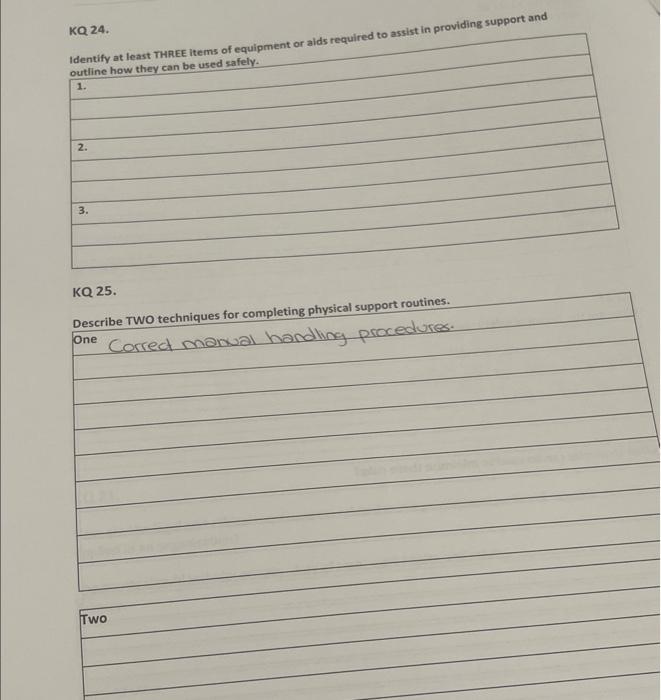 Two KQ 19. KQ20. What are the two concepts of enablement and