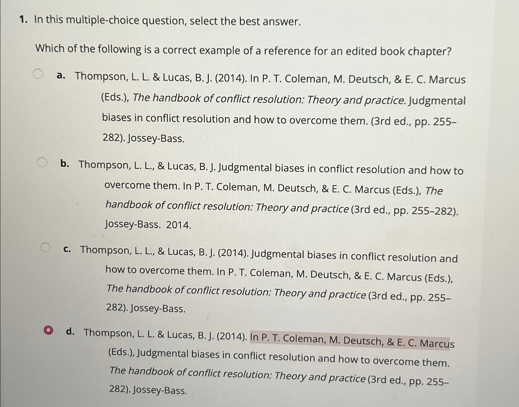  In this multiple-choice question, select the best answer. Which of the