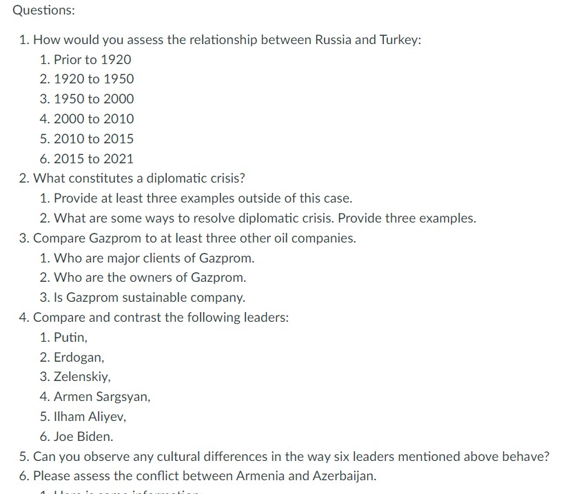  Turkey and Russia case 