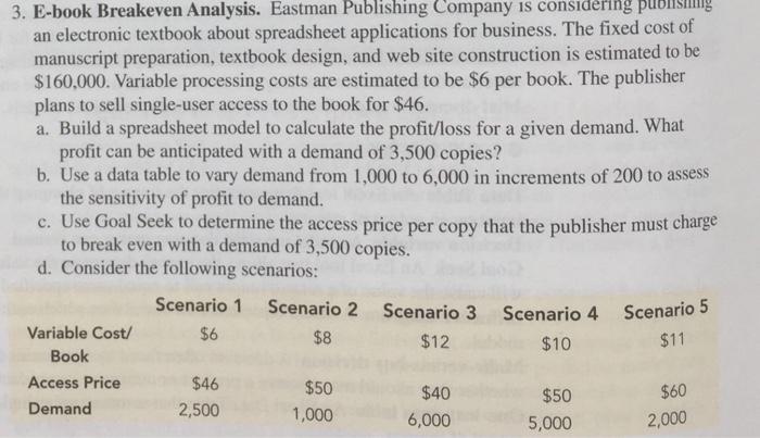A,B & C only pls! needs to be done on EXCEL