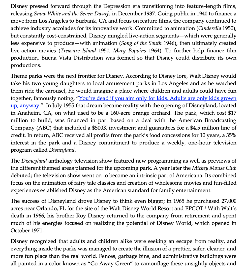 Wall Street Journal, Feb. 4, 1958 In December 2012, Walt Disney Company