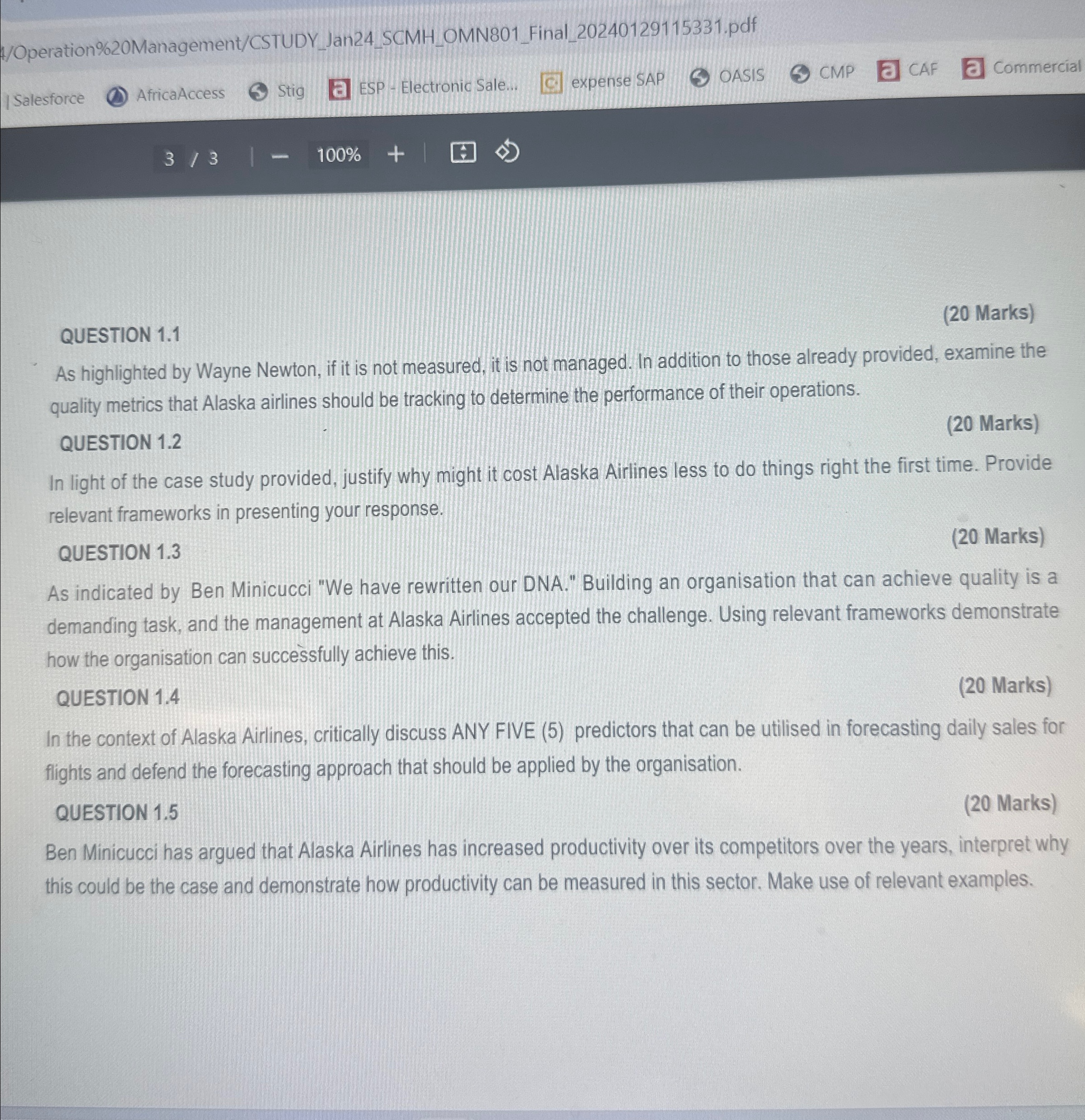  24/Operation%20Management/CSTUDY_Jan24_SCMH_OMN801_Final_20240129115331.pdf Salesforce AfricaAccess Stig ESP - Electronic Sale... expense SAP OASIS