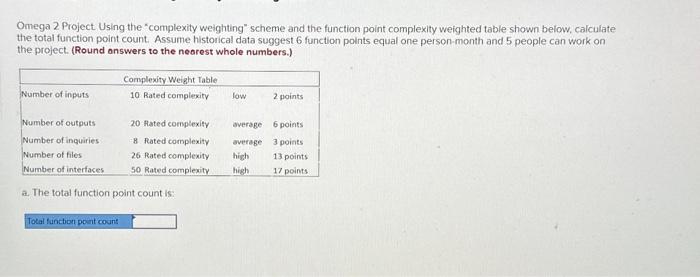  Omega 2 Project Using the "complexity weighting" scheme and the function